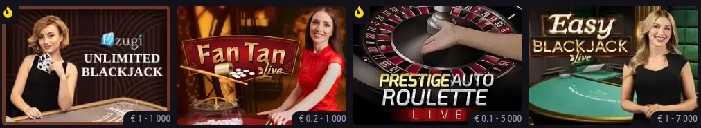 Jeux disponibles sur LUCKY8 CASINO
